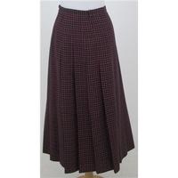 vintage libra size 14 pink mix checked skirt