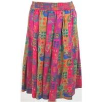 Vintage Liberty Plus, size L multi-coloured cotton skirt