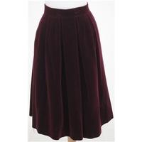 Vintage Charles Gray, size 10 red velvet skirt
