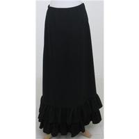 Vintage Hamells, size 16 black long skirt