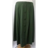 vintage dunedin size 10 green knee length skirt