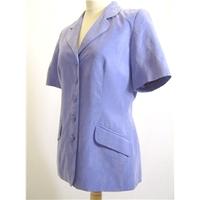 vintage 1980s size 10 monsoon short sleeved scalloped lapel blazer in  ...