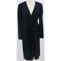 Vintage StaMichael, size 14 black wrap around dress