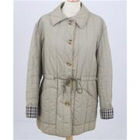 Vintage 1980\'s Aquascutum Size 18 Beige quilted raincoat