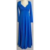 vintage shelana size s blue full length dress