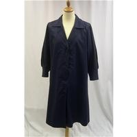 Vintage - Aquascutum - Size L/XL - Dark Blue - Coat Aquascutum - Blue - Coat