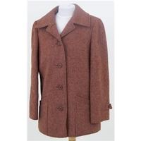 Vintage, St Michael, size 12 rust short coat
