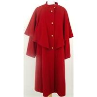 vintage mansfield size 16 red coat