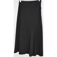 viyella size 8p black calf length skirt