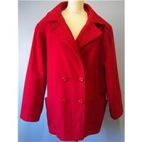 Vintage large red coat