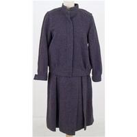 vintage 1970s st michael size 12 grey wool skirt suit