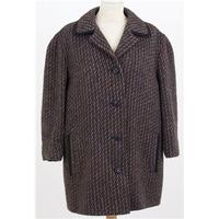 Vintage, Eastex, size 16, brown mix wool coat