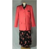 vivienne lawrence size 14 blackcoral skirt suit