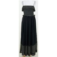 Vintage 70\'s, Jean Varon size 12 black long dress