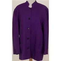 vintage 80s jaeger size 16 purple light jacket