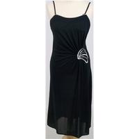 Vintage Shubette, Size 14 Black evening dress
