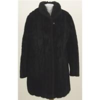 Vintage, B.Y. size L brown faux fur coat