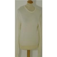 Vivienne Westwood Size S Cotton Cashmere Cream Round Neck Jumper