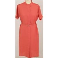 vintage 70s moygashel size 12 salmon pink dress