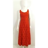 vintage 1940s handmade size 6 stunning embroidered sheath dress