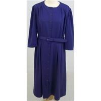 Vintage 80\'s St Michael, size 18 purple dress