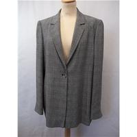Viyella grey check jacket size 14