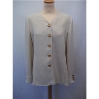 viyella size 12 cream smart jacket