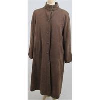 vintage dannimac size l brown faux shearling coat