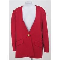 viyella size 14 red wool jacket