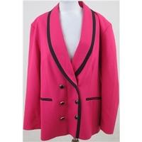 vintage 80s simply french size 16 pink jacket