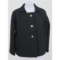 Vintage Chanelle, size L black short boxy jacket