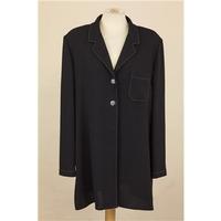 viyella black casual jacket coat