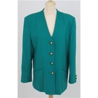 viyella size 14 green jacket