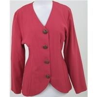 Vintage 80\'s Dorothy Perkins, size 12 rust red jacket