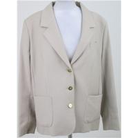 Vintage 80\'s DAKS, size 16 beige wool jacket