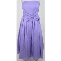 Vintage 80\'s John Charles, size 12 mauve strapless dress
