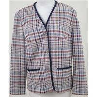 Vintage 80\'s Eastex, size 16 blue & red mix checked jacket