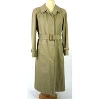 vintage 80s aquascutum size 14 beige raincoat