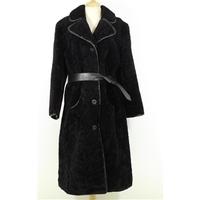 Vintage 70\'s Owen Barry, size 12 black sheepskin coat