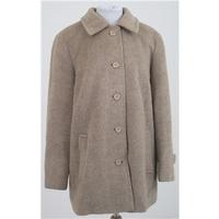 Vintage, size 16 light brown llama coat