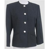 Viyella, size 10 charcoal grey wool jacket