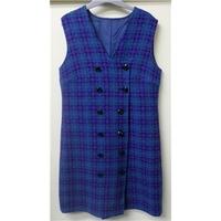 Vintage Welsh Fashion - Size: M - Blue - dress