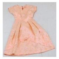 Vintage Size XS salmon-pink party dress