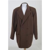 vintage 80s daks size 12 brown coat