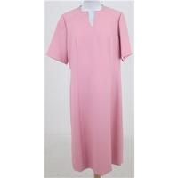 Vintage 80s Ann Michael size 18 pink afternoon dress