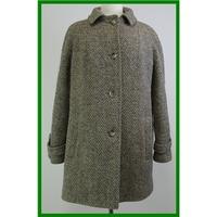 vintage czarina size 14 brown coat irish tweed