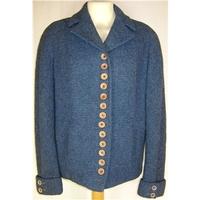 Vintage Ben Zuckerman blue/grey woollen jacket, size Medium
