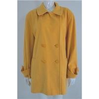 Vintage 1980\'s Aquascutum Size 22 Powder Orange Wool And Cashmere Coat