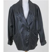 Vintage 80s Marpel, size M Black Leather jacket