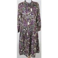 vintage stephen james size 16s purple green mix dress